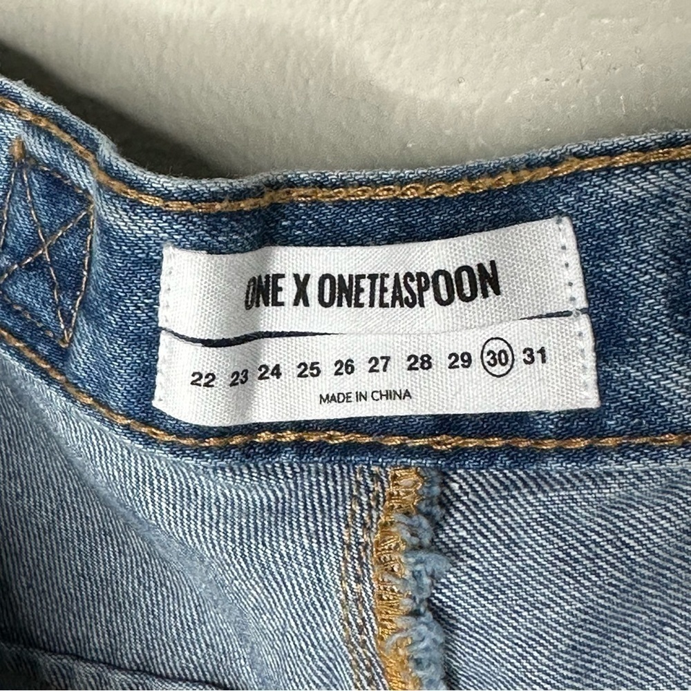 ONE X ONETEASPOON Salty Sailor Denim Shorts - Picture 4 of 6